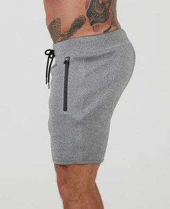 Custom logo cotton polyester french terry fitness jogger sweat shorts wholesale mens sports shorts pants