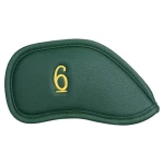 Custom Logo Golf Club Headcover Thick Synthetic Leather Golf Iron Headcover Fit All Brands Ping Clubs