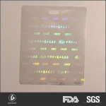 Custom Logo Holographic Lamination Pouch for Concert ticket