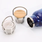 custom logo metal water bottle vacuum flask  double wall
