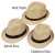 Import Custom logo ribbon fashion adult children belt cowboy panama paper straw hat for summer from China