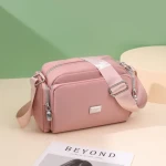 Custom Logo Stylish Women Cross Body Bag Waterproof Nylon Korean Sling Bag Women Crossbody Single Strap Shoulder Bags For Girl