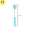 Custom Macarons Color Low Price Hand Whisk Semi-Automatic Plastic Mini Egg Whisk 10 Inch Egg Beaters