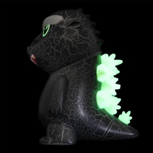 custom made Collectible Vinyl Art Godzilla Figure, 4inch vinyl art toy glow in the dark, OEM designer vinyl art action figure