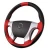 Import Custom Made New Unique Black Leather Steering Wheel Cover from China
