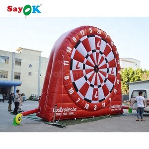 Custom New Inflatable Foot Darts For Sale Inflatable Dart Board With Suction Cup Darts