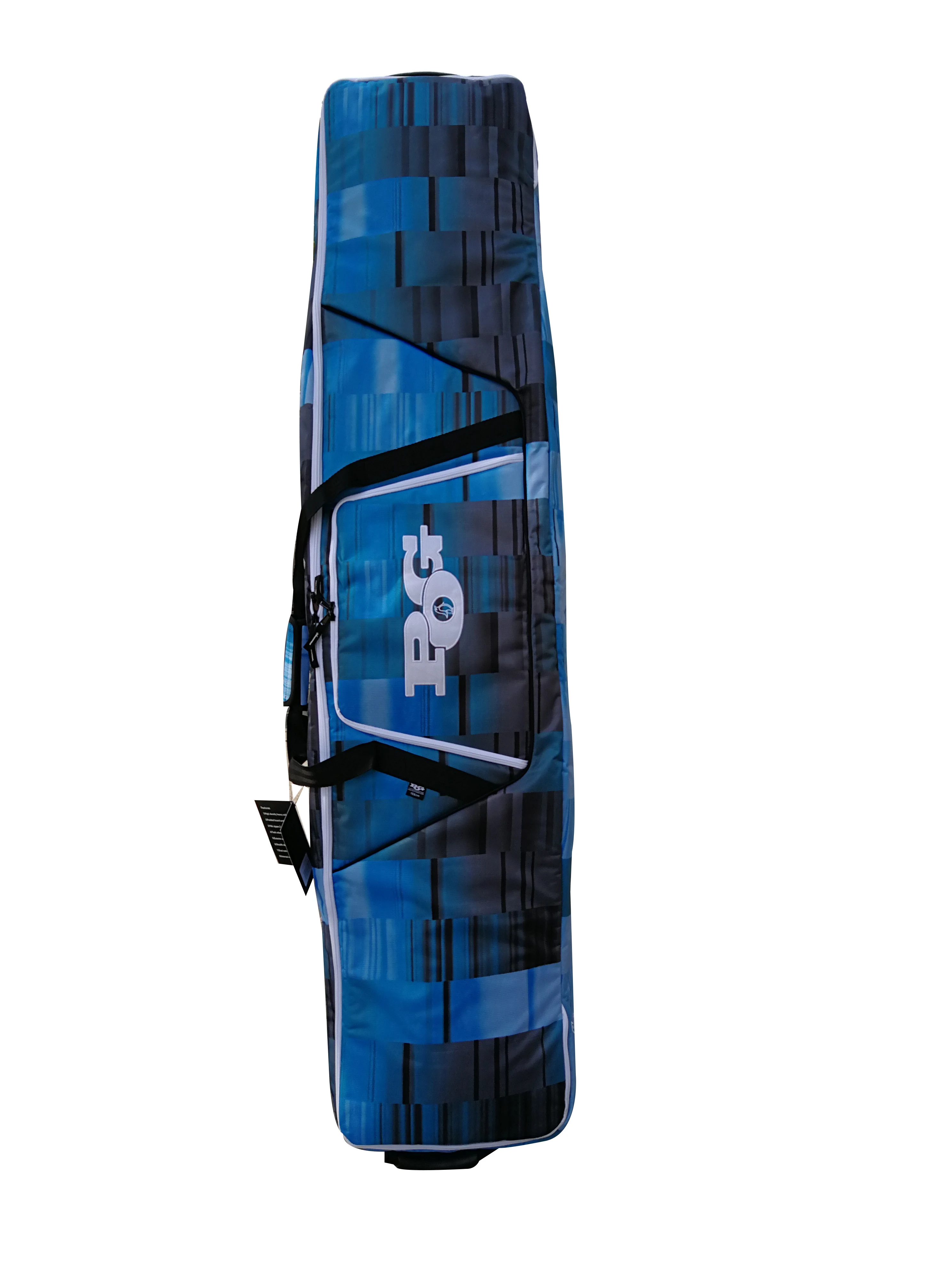 Custom Padded 180cm travel wheelie ski snowboard bag  X2 WITH BOOT STORAGE COMPARTMENTS
