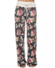 Custom Pajama Pants New Casual Design Bulk Buy Womens Comfy Bamboo Fiber Soft Stretch Floral Polka Dot Lounge Pajama Pants