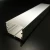 Import custom plastic extrusion led light diffuser for tube lamp linear strip square cover made of milky white black polycarbonate pc from China