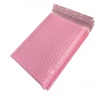Custom printed pink color bubble mailing bag