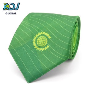 Custom Printed Polyester Logo Ties  - Personalized Neckties for Club, School, Uniform, Promotional, Company &amp; Wholesale.