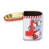 custom printing Christmas season holiday tins tin mailbox with red flag