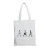 Custom promotion black canvas shopping bag cotton canvas tote bag