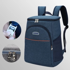 Custom Wholesale eco large Polyester waterproof backpack cooler bag for picnic