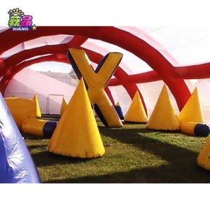 Customized Inflatable paintball Arena, Inflatable Paintball Bunker Field Arena lasertag