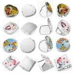 Customized Logo Metal Pocket Mirror Custom Promotion Gift Make Up Mini Mirror