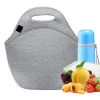 CUSTOMIZED neoprene lunch cooler bag Insulated Waterproof Lunch Tote Box With Zipper For Outdoor Travel Work School
