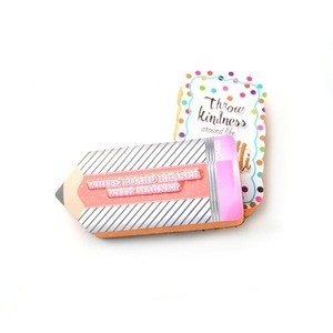 Cute and funny Pencil design shape  Three dimensional relief printing Magnetic blackboard eraser
