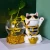 Import Cute Cat Hydroponic Vase Resin Animal Model Glass Vase Modern Home Decoration Living Room Dining Table Bedroom Decoration Vase from China