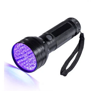 CYSHMILY UV LED Flashlight 51 Leds 395nm Ultra Violet Torch Light Lamp Blacklight Detector For Dog Urine Pet Stains