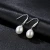 Import CZCITY High Quality 925 Sterling Silver Jewelry Natural Freshwater Pearl Earrings Dangle from China