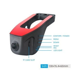 Dash Cam Novatek 1080P Dashboard Camera Recorder Car Dvr With Wi-Fi in Car Black Box