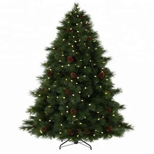Decorated 20Ft 30Ft 40Ft 50Ft Giant Outdoor Lighting Christmas Tree With Decoration Balls