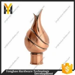 Decorative home accessories luxurious wholesale interior decorative curtain finials