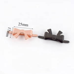 Deepeel F1-15 25mm Bowknot Foot Nails DIY Leather Bag Screws Hook Buckle Luggage Hardware Decorative Accessories Rivets