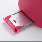 Deluxe design stainless steel panel 2 slice cool touch mickey mouse logo heating element 12v toaster