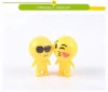 desktop decoration small light stand up mini kid funny face emoji toy for children