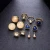 Import diamond earring ring costume gold jewelry sets women from China