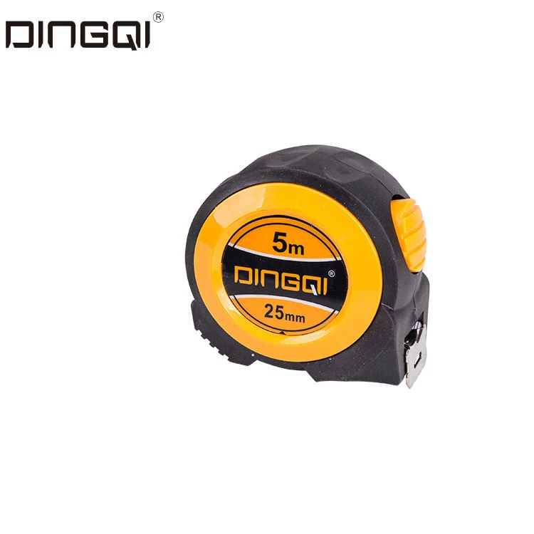 DingQi Competitive Price Tape Measure Tool,Customized Promotional Measure Tape,ABS Rubber Jacket Metic Inch Tape Measure