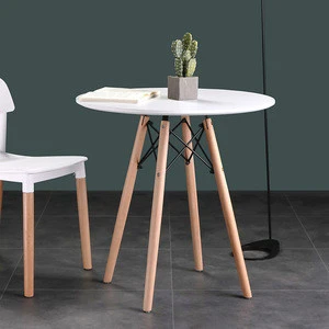 Dining Table Home Furniture Living Room White MDF Metal Round Modern Restaurant Dinning Dining+Tables Set Tulip Dining Table
