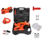 DINSEN 12 volt repair tools electric car lifting jack with inflating function