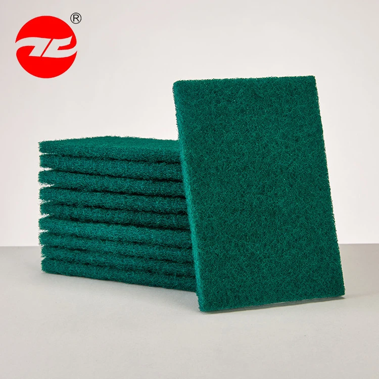 Direct Factory Price Green Kitchen scouring pad dish sponge dish washing scrubber cleaning material