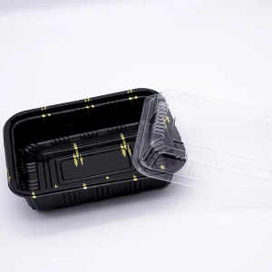 Disposable Plastic Sushi Food Rolls Packaging Tray / Take Out Food Trays Sushi Container / Sushi Box Safe Food Grade Material