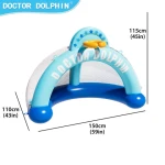 Doctor Dolphin Factory New Product Kids Outdoor Shootout Game Small Inflatable Gate Football Target Soccer Goals