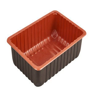 Double Color Plastic Plant Nursery Tray for Greenhouses