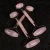 Import Double Roller jade Facial Slimming Massager Semi-precious Stones Massage Stones Opalite Facial Roller from China