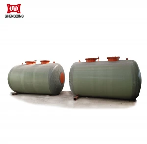 Double wall diesel fuel oil underground storage tank