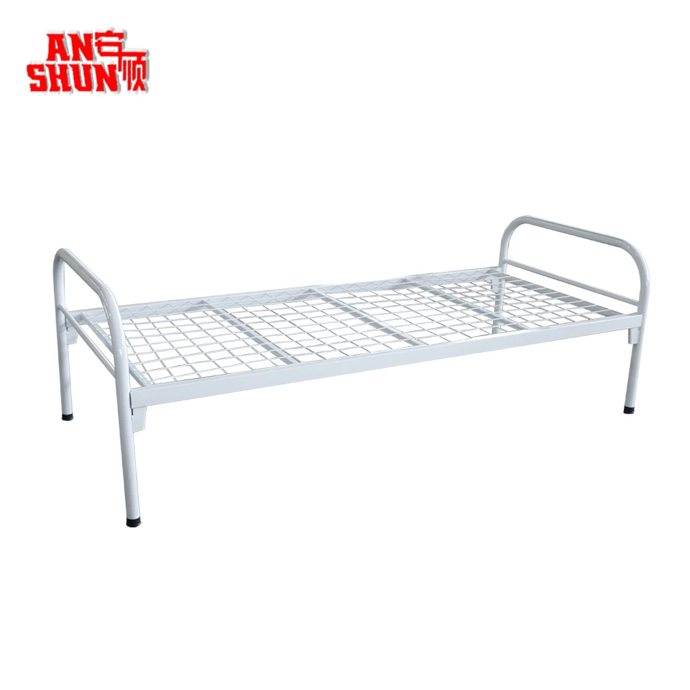 DUBAI best selling steel used single folding bed/iron single bed