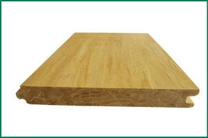 E0 standard formaldehyde emission natural color surface treatment indoor bamboo flooring