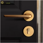 EADER Brushed brass hot-selling simple door handle high standard design quality warranty door handle