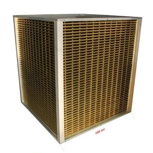 Eco air to air sensible heat exchanger for Evaporative Condensing Unit for Data Centre cost less Power Usage Effectiveness