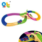 Educational DIY 146pcs Electric Race Magic Track Car Toy for Children Toys Playing