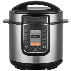 Electric pressure rice cooker with led display computer programmable control multicooker with SAA, EMC, CE, Rosh, CB certificate