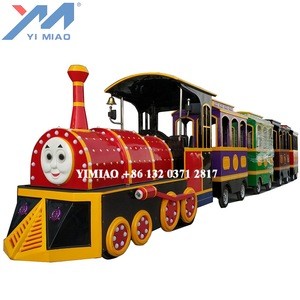 Electric trackless  Yimiao Factory Amusement Park Tour Train For Sale
