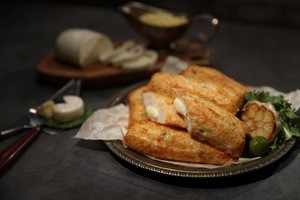 [Everbluesea] Cheese Splash Fish Fillet Surimi a.k.a Fishcake with Cheese