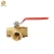 Import factory 3 Way hpb59-1Brass Hose Shut Off valve of Metal Garden Accessory from China